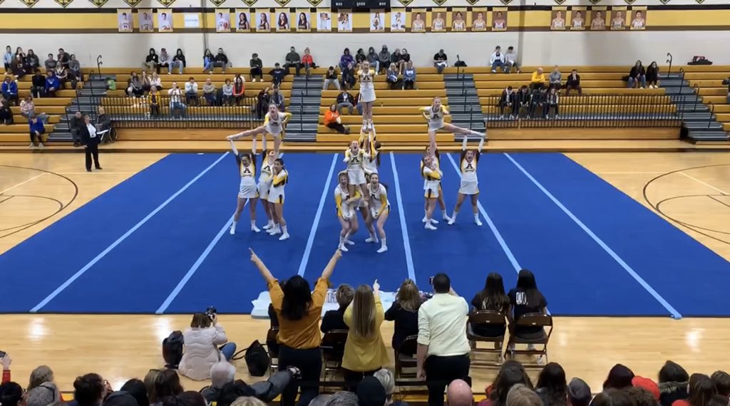 adams_cheer's tweet photo. We need YOU! Tomorrow at 10am at Troy Athens HS we fight for a Regional title! Please come and support and wear WHITE! @WeRunTheROC @AHSHighlanders @adams_athletics #221 #lnotoy #sog #bts #adamscheer https://t.co/wbkcYrWxfX