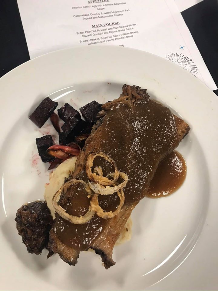 Another AMAZING meal at the Saskatoon Trades and Skills Centre last night!! Our food and beverage students only  have two more service nights left then they are off to practicum!