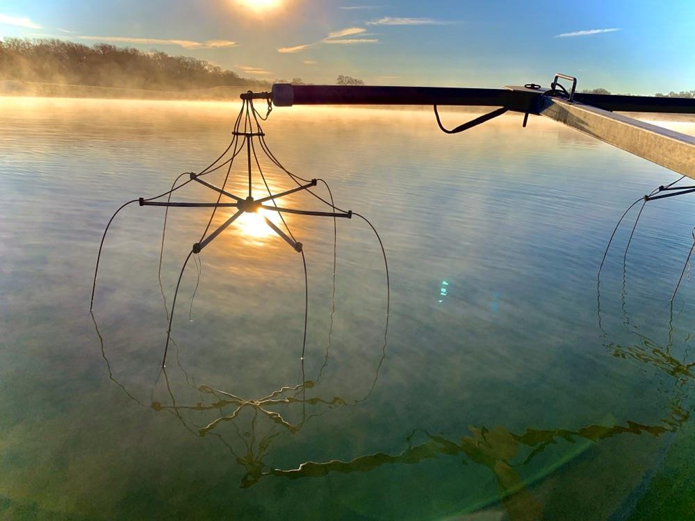LochowRanch's tweet photo. Spring Electrofishing Surveys are under way. Give us a call to schedule yours today. #FromStartToFish #BuilditFishitLoveit #Lochowranch #LakeManagement #TrophyBass #Electrofishing https://t.co/tCW9SvTIeu