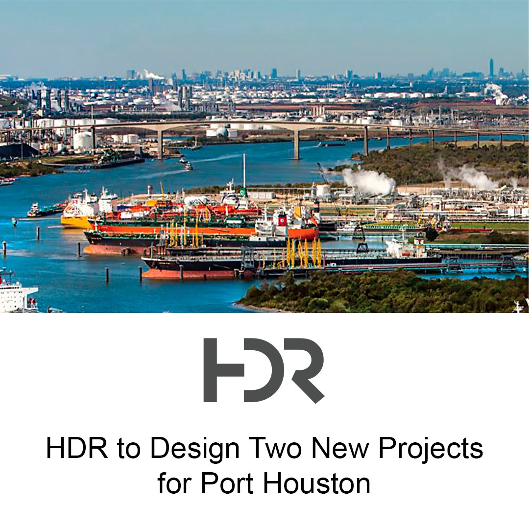dinet's tweet photo. HDR to Design 2 New Projects for Port Houston
HDR will be the lead engineer and designer for 2 of 6 segments in the Port’s channel improvement initiative, the highest-profile project underway...
#engineering #design #hdrinc #DesignIntelligence
@hdr_inc
https://t.co/8x0VLNdZPD https://t.co/e66E7Obj8a
