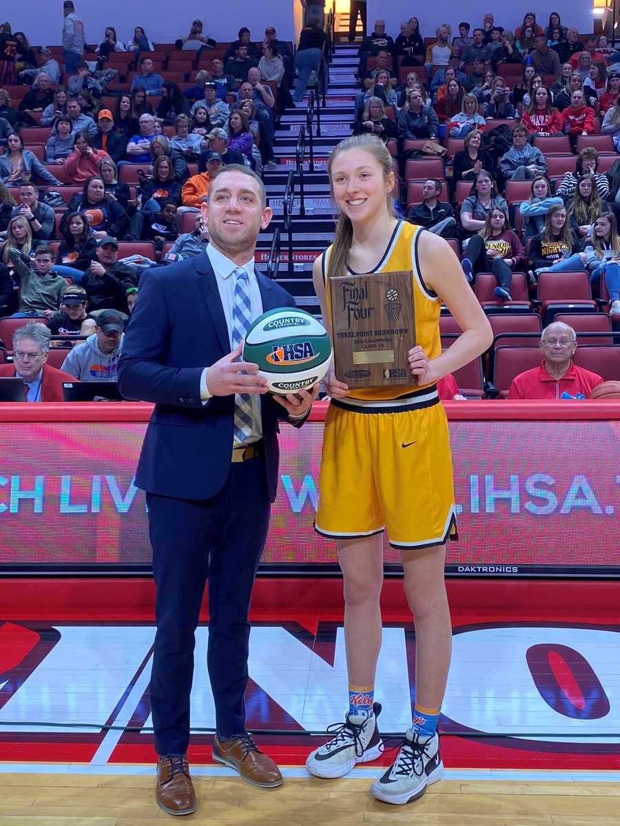 IHSAState's tweet photo. π @hellocountry Three-Point Showdown Class 1β£A Finals
π₯Kyndel Arthalony, Illini Central 8β£ (7β£)
π₯Kaitlyn Mullings, Morgan Park Acad. 8β£ (1β£)
π₯Katie Draper, Palestine 7β£
π
Natalie Engleman, Nokomis 5β£
π Kyndel Arthalony wins 1β£A!
#TakeSimpleSteps #IHSA https://t.co/5KYrniCtfD