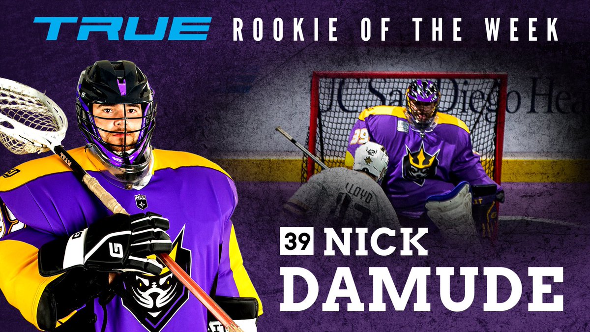 Your <a href="/NLL/">NLL</a> Rookie of the Week <a href="/NDamude/">Nick Damude</a> 🔱