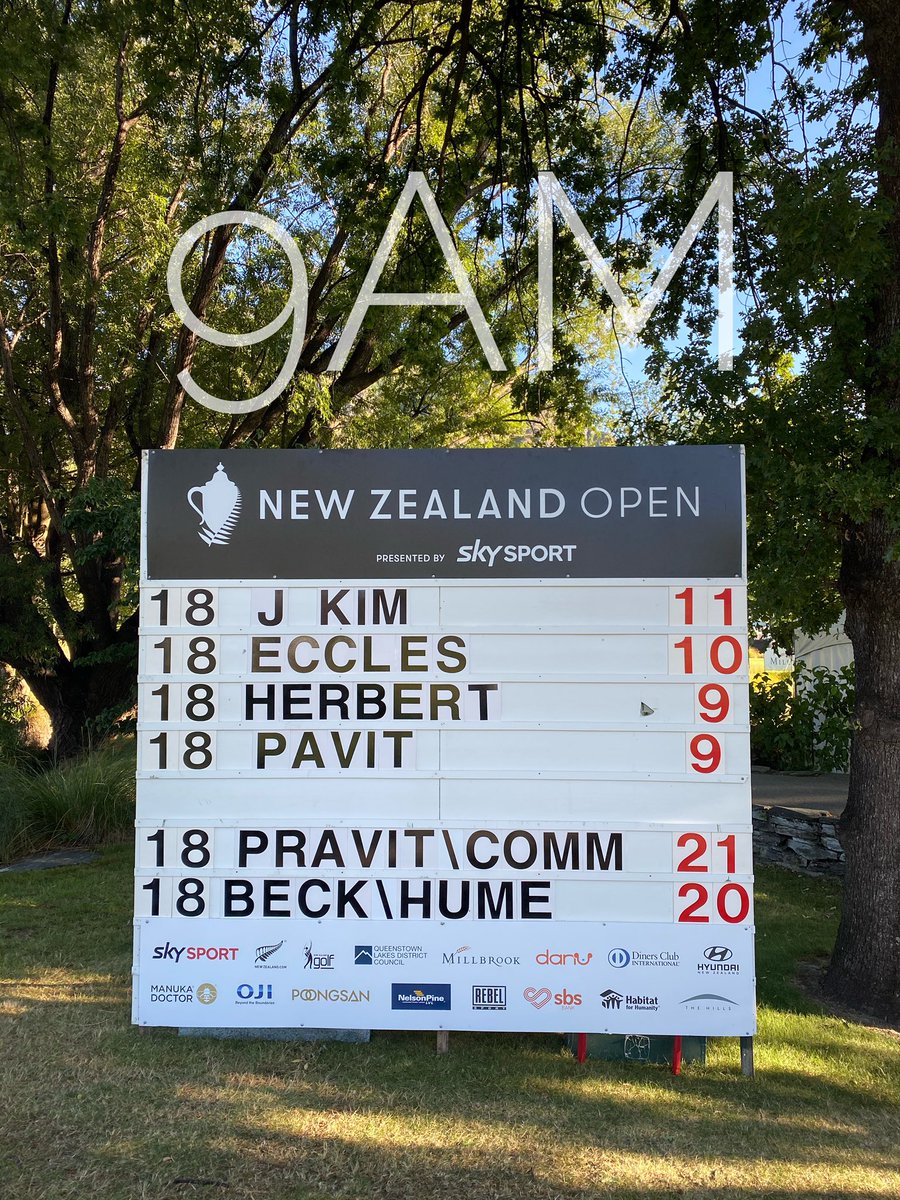 NZOpenGolf's tweet image. Good morning from Millbrook! Visit nzopen.nz for round 3 live scoring updates! See you out there!