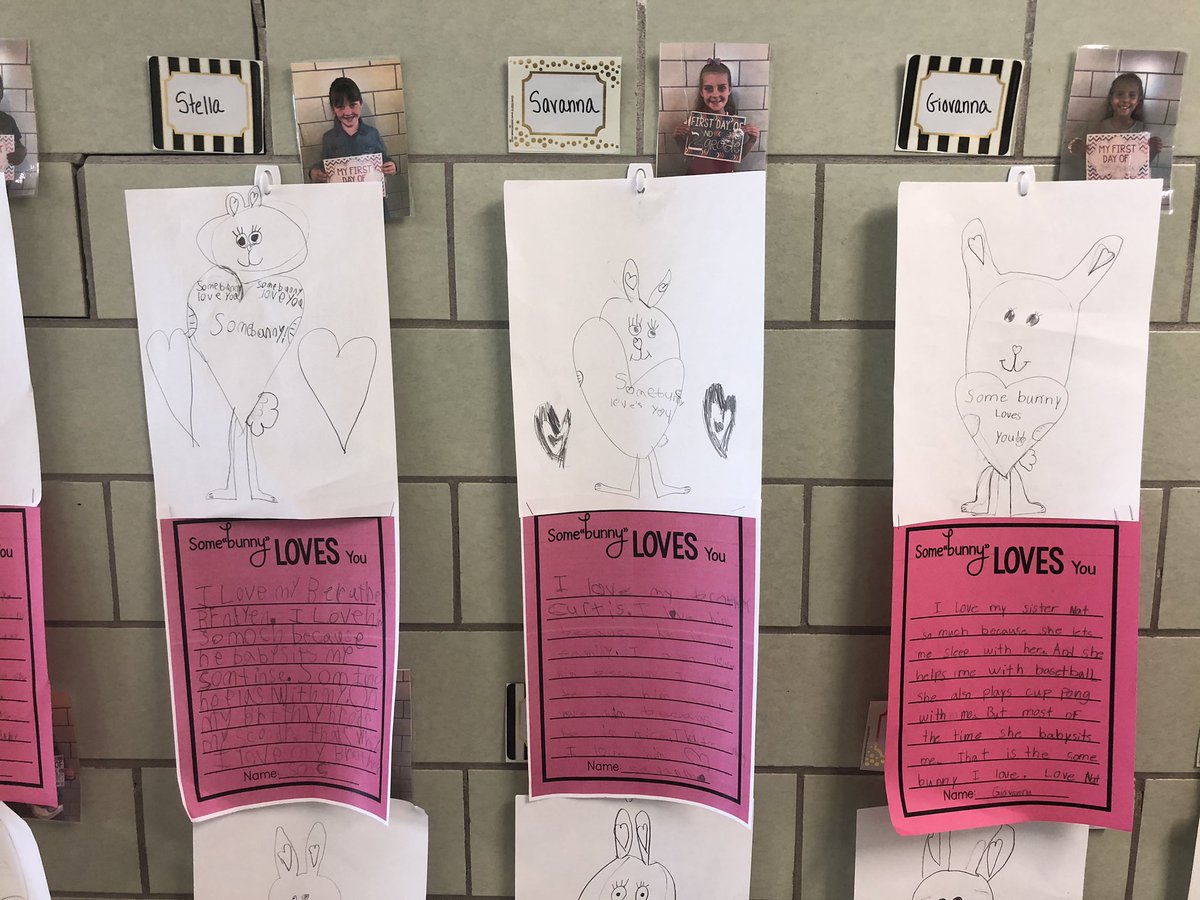 We read the book Somebody Loves You, Mr. Hatch and the students loved writing about how and why Mr. Hatch changed! 💕