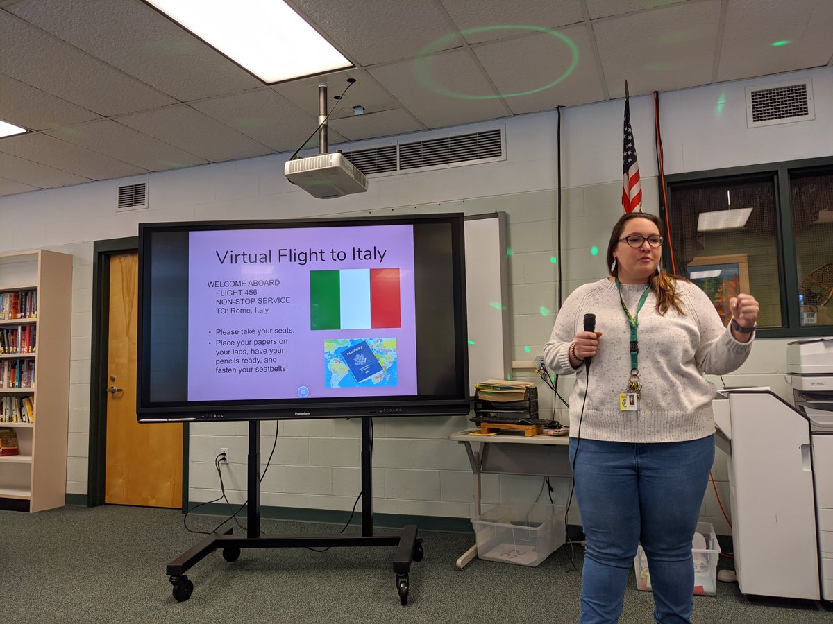 mkellyLGES's tweet image. NWCS "flew" to Italy today! Our third graders spent a great deal of time researching and used Google Slides to create presentations. Parents and guests were invited in to see these amazing projects. Fabulous job, third grade! #CougarKids #ThirdGrade #NWCS