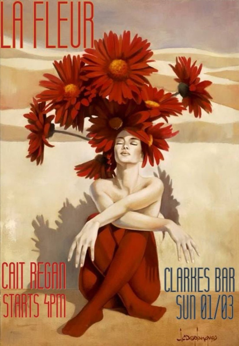 things_cafe's tweet image. Check our Clarkes this Sunday where our Cait will be playing!