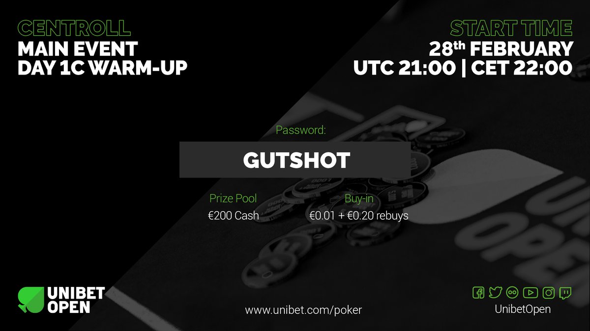 unibetopen's tweet photo. 🗣️ Come join us for the evening grind! 🗣️
#DublinUp #UODublin #Centroll https://t.co/L3OxxVzVWQ
