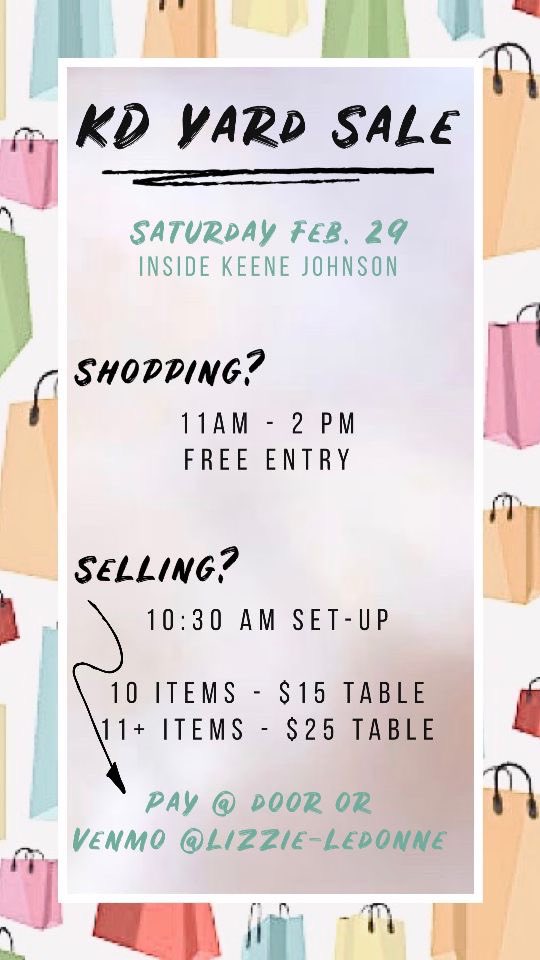 Tomorrow!!!! See y’all there😇