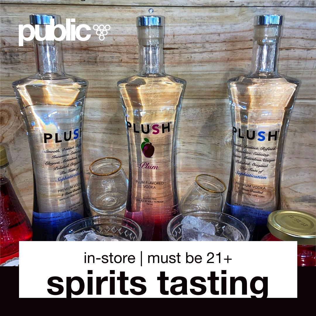 publicprinceton's tweet photo. Join us for an in-store sampling this Saturday! From 4PM - 7PM, we'll be sampling Plush Vodka with special guest &amp; Plush Vodka Partner Fred Baxter!
cheers!🍸
•
#PlushVodka #VodkaLovers #IAmPlush #GlutenFree #VodkaSampling #PrincetonNJ #Vodka #JoinUs #LivePlush https://t.co/Y265oiKX1S