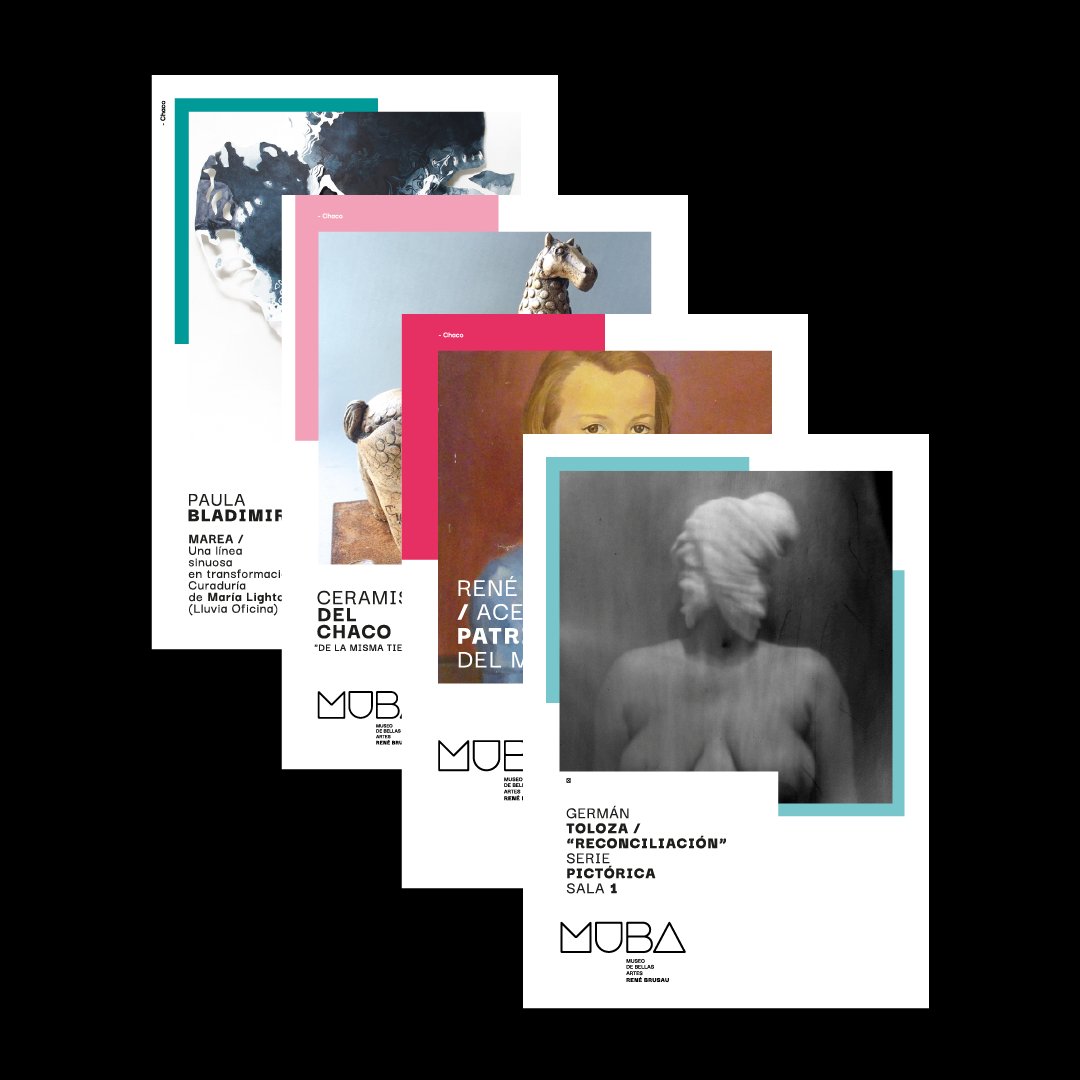 MUBA. ¬ Rebranding project for the Museum of Fine Arts of Chaco "Rene Brusau" w/ <a href="/iampbl/">I am Pablo</a> 

#designspiration #branding #brandcuration  #logo #typography #customtypography