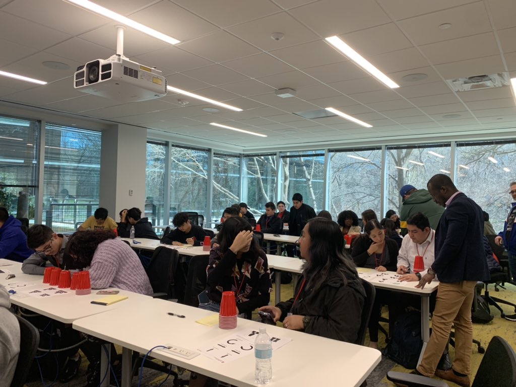 InfyFoundation's tweet photo. Loved seeing students from #Dallas learning #CS concepts in the sorting and circuits workshops today at the #LOFTCoderSummit. @HHFoundation #DiversityinTech #CSEd https://t.co/75f7bmip9p
