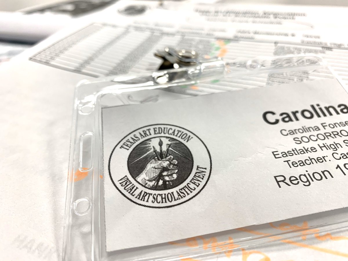 castsailmars's tweet photo. Finishing up matting & prepping students’ VASE entries & name badges. VASE contest tomorrow at Hanks HS from 7:30am to 4pm. Our art department has 24 students competing & hoping we have several advance to state! @EPonce_EHS @Eastlake_HS @fields_EHS_art #VASE2020 https://t.co/BWWeK8oyY6