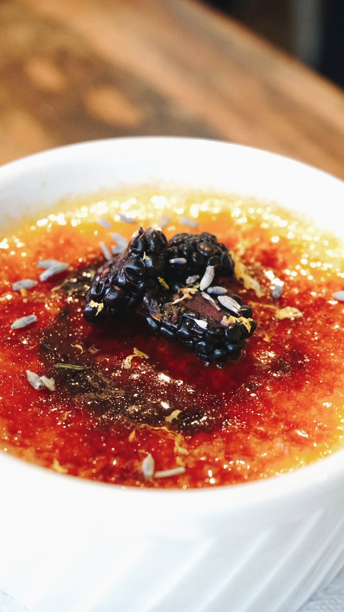 Raise your hands if you're already thinking about the weekend 🖐️ Come join us and try our new dessert, Vanilla Bean Creme Brûlée! It's the perfect choice to start the weekend.

#thegrangebarandeatery #desserts #newdessert #cremebrulee