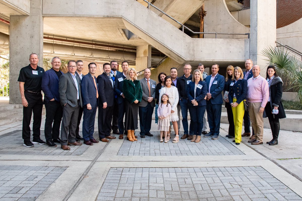 UFdcp's tweet photo. Proud to welcome our #Gator100 recipients to DCP before the big announcement of the rankings tonight. #OneDCP https://t.co/TOdqQKQqho