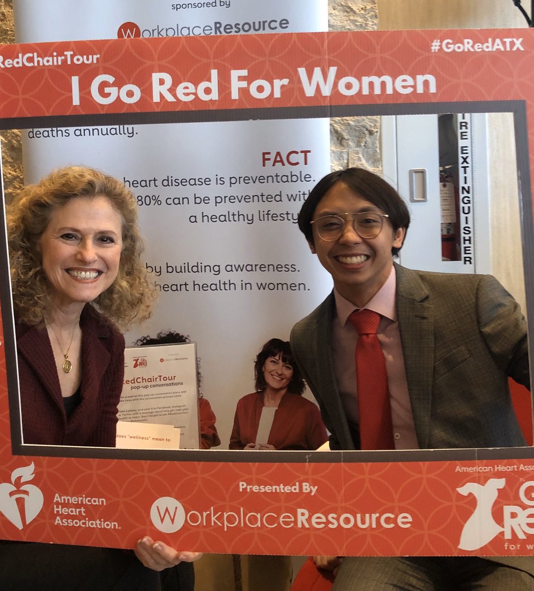 TXHouseWHC's tweet photo. Chair @DonnaHowardTX spoke today at @American_Heart @AHAAustin’s 16th Annual Go Red for Women Luncheon! We learned that 1 in 3 women experience fatal heart issues. It is crucial that we raise awareness and #GoRed #GoRedATX to prevent health issues and save women’s lives! https://t.co/wYT5EAUbSM