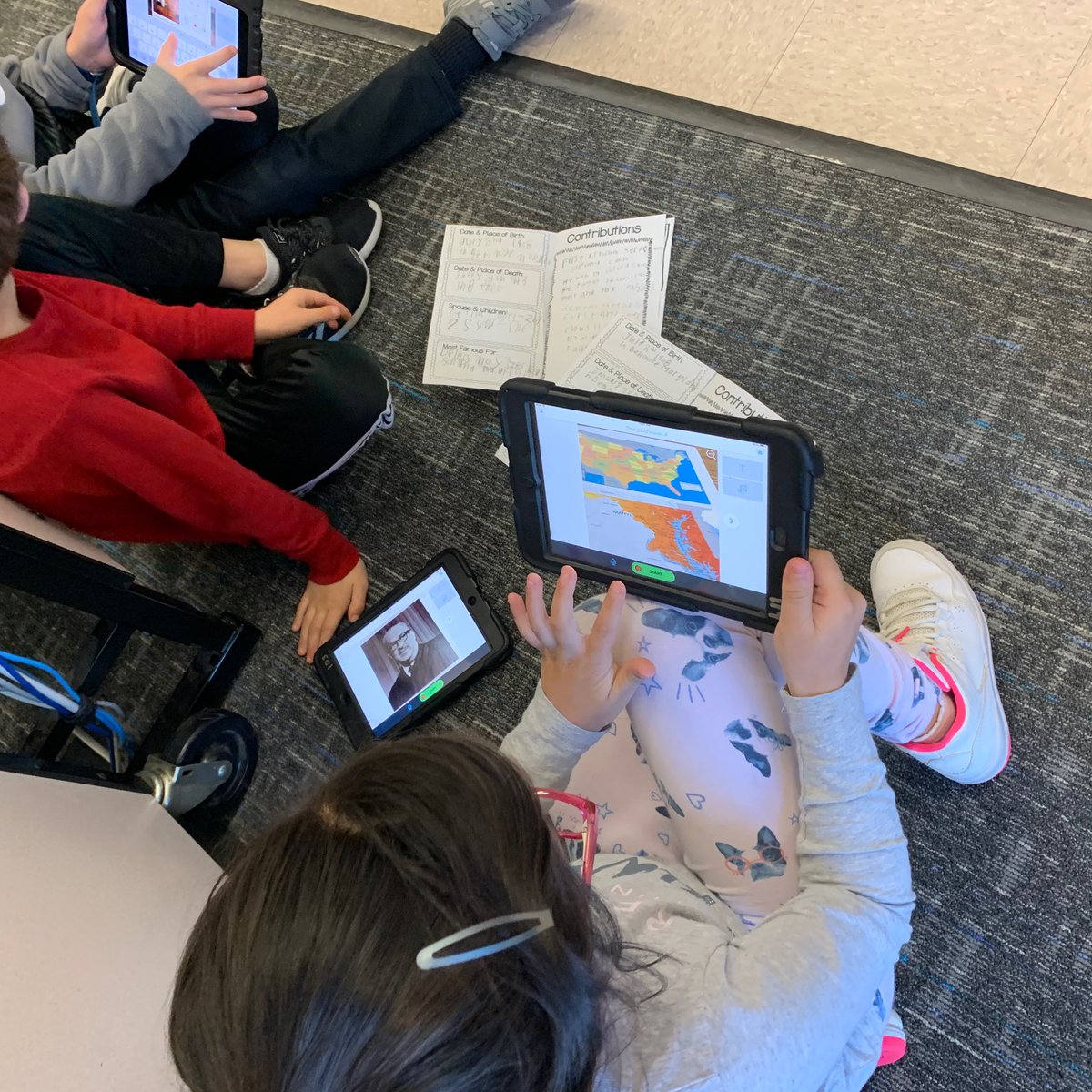 harrison579's tweet photo. Had some fun with @Spears2ndGrade using #ShadowPuppetEdu to share their research on Thurgood Marshall. #spearsWIT #DLDay https://t.co/EWZ8tmz7lr https://t.co/ERfJE6qvS7