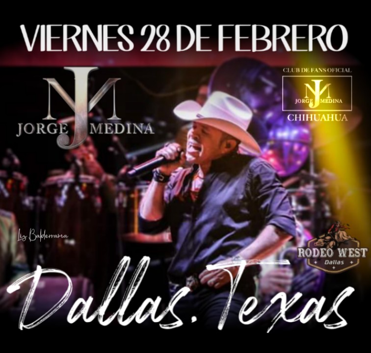 ClubJM_Chih's tweet image. Este viernes 28 de Febrero @j_medina37 y su #TeamMedina inician #GiraUSA y es el turno de Dallas,Texas para disfrutar de todos sus grandes éxitos que van #DirectoAlCorazón 💃🏻🎤🎶🖤🇺🇸
#SedeChihuahua ✔