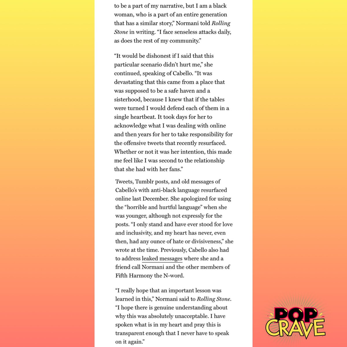 Pop Crave tweet media