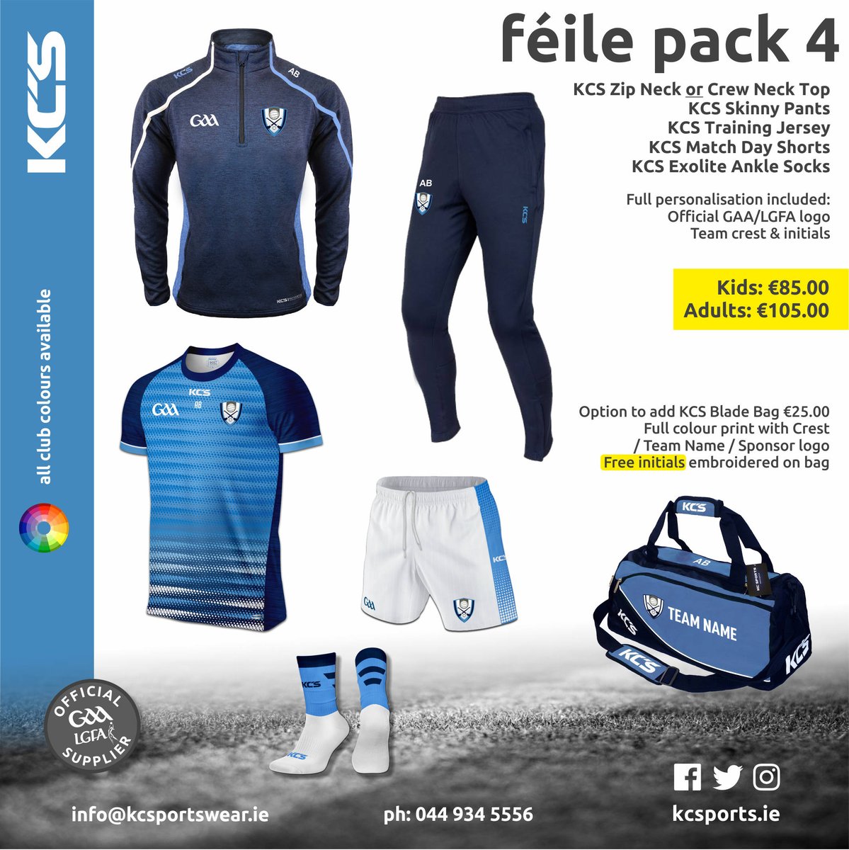 ✍️✍️ Take note of our latest Feile Pack Offer 💙💙💙 Contact our Sales Team if you need more info ➡️ 📭 niamh@kcsportswear.ie 📭 chris@kcsportswear.ie 📲 044 93 45556 #FridayFeeling #itstheweekend #gaabeo #gaa #lgfa #KCSirl #offers
