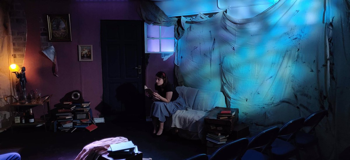 DramSocCrew's tweet photo. An amazing first lighting design—congrats Emma! 💡

Tomorrow night is your *last chance* to see #Ghosts at @icunion (we’re sold out tonight!)

Get tickets now at https://t.co/TUrDWgo0lT 🎟 https://t.co/RVfvUxoPo7