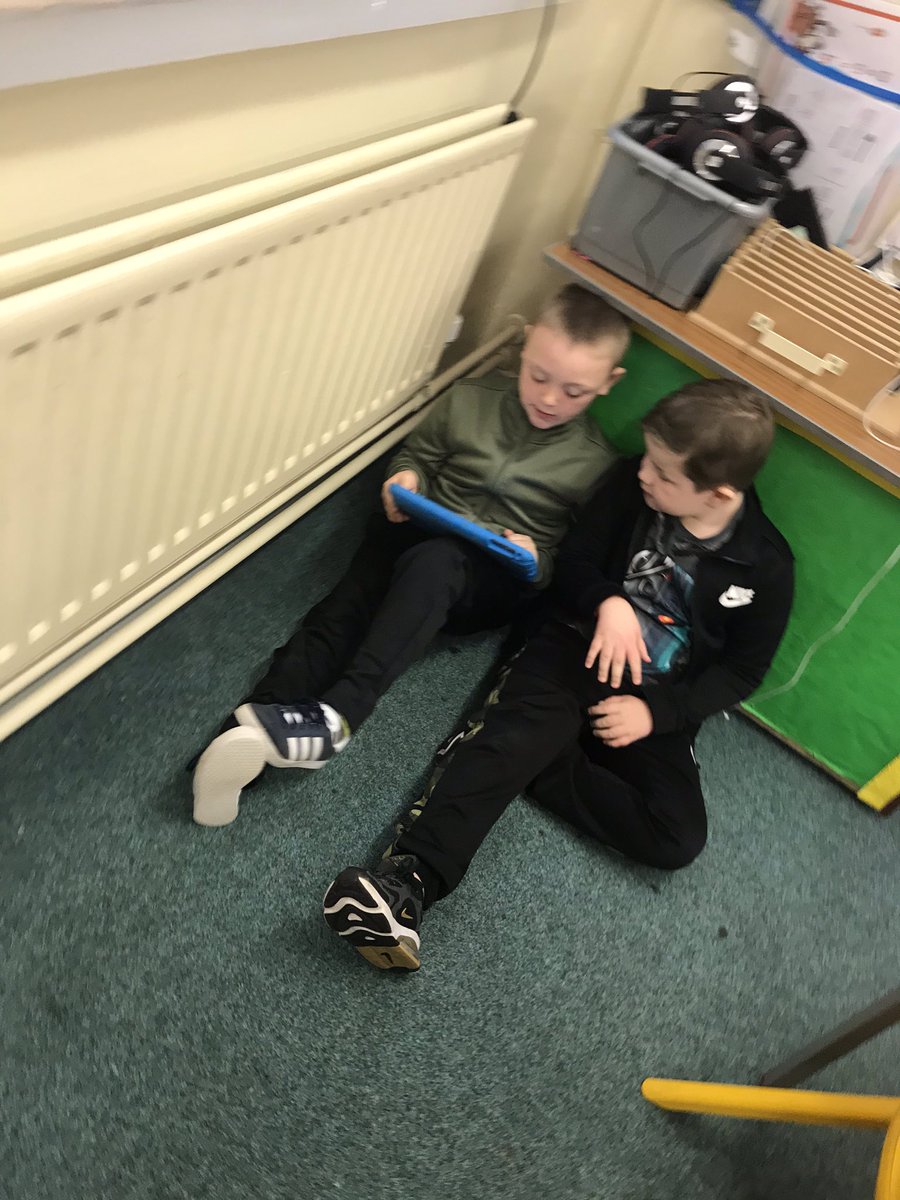 stserfs7's tweet photo. Reading challenge today with our P5 friends from the other class! #LearningThroughICT https://t.co/Swu6ly1SL3