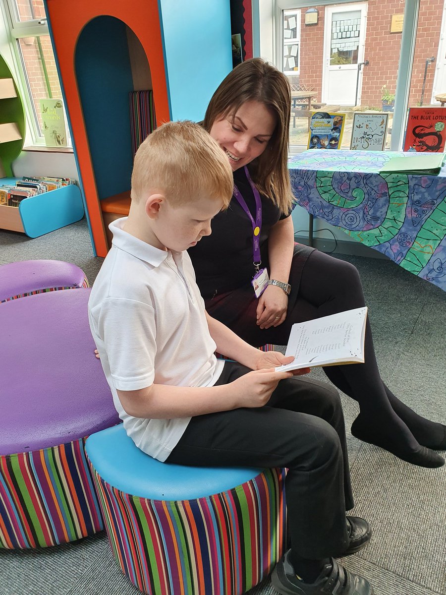 moorlandsbelton's tweet photo. Fantastic to see our staff finding the time to meet up with their reading buddies to share favourite stories, talk about books, etc. It's really helping transform attitudes towards reading across the school. https://t.co/U0TBL3Mhkf