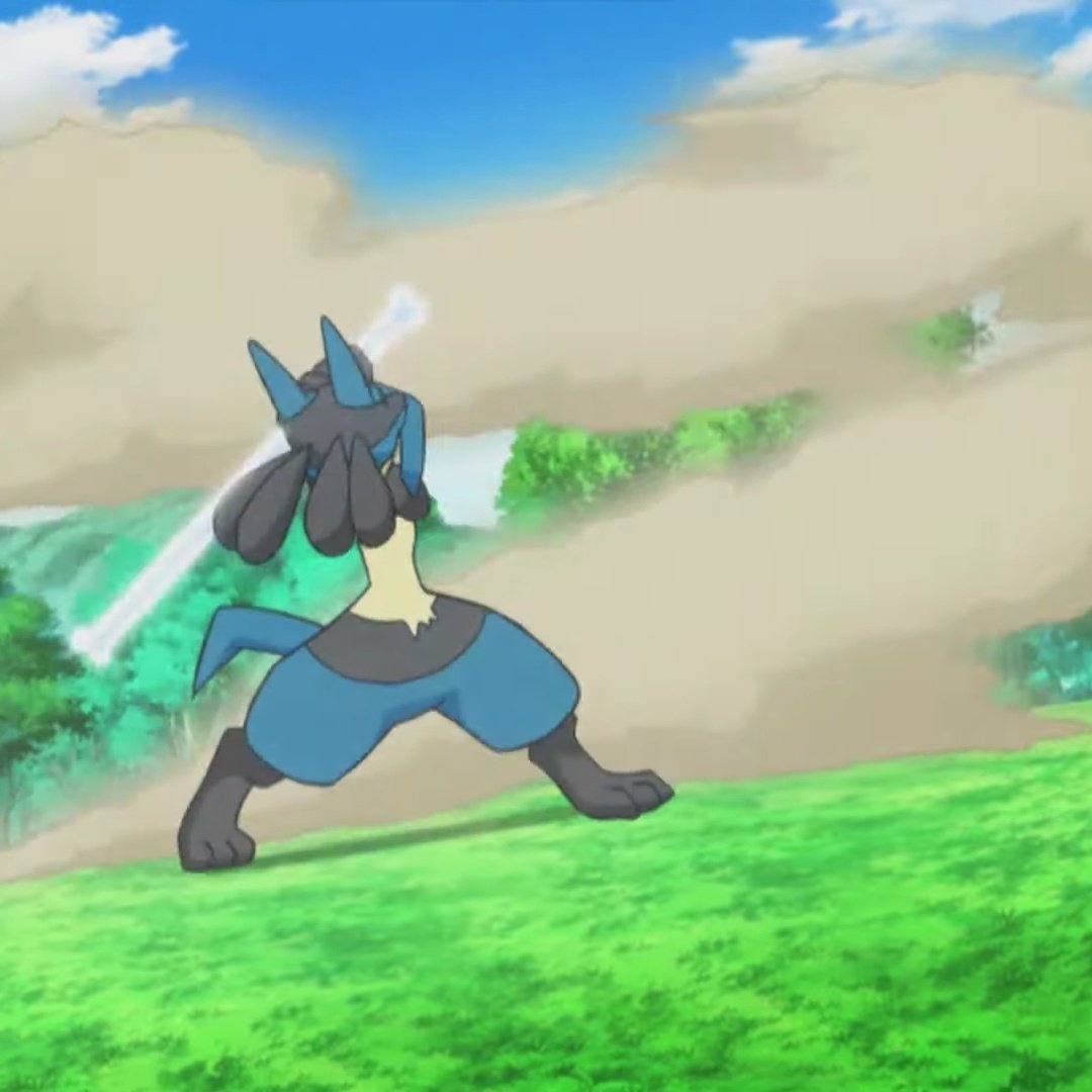 Can we talk about the clip they chose for Lucario in the #PokemonOfTheYear ...
