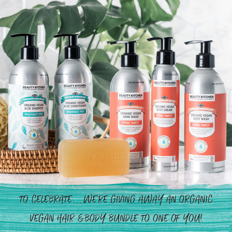 BeautyKitchen's tweet photo. INTRODUCING…The #SustainableSubscription! ♻️  we’re giving away 1 of our largest bundles - simply follow us, retweet &amp; comment with an emoji which bundle you’d like to receive:
.
🍊 = Citrus Burst
🌺 = Botanic Bliss
❄️ = Minty Fresh
🧼 = Fragrance Free
.
https://t.co/iRX4wzlTSk https://t.co/59G5gGJYPY