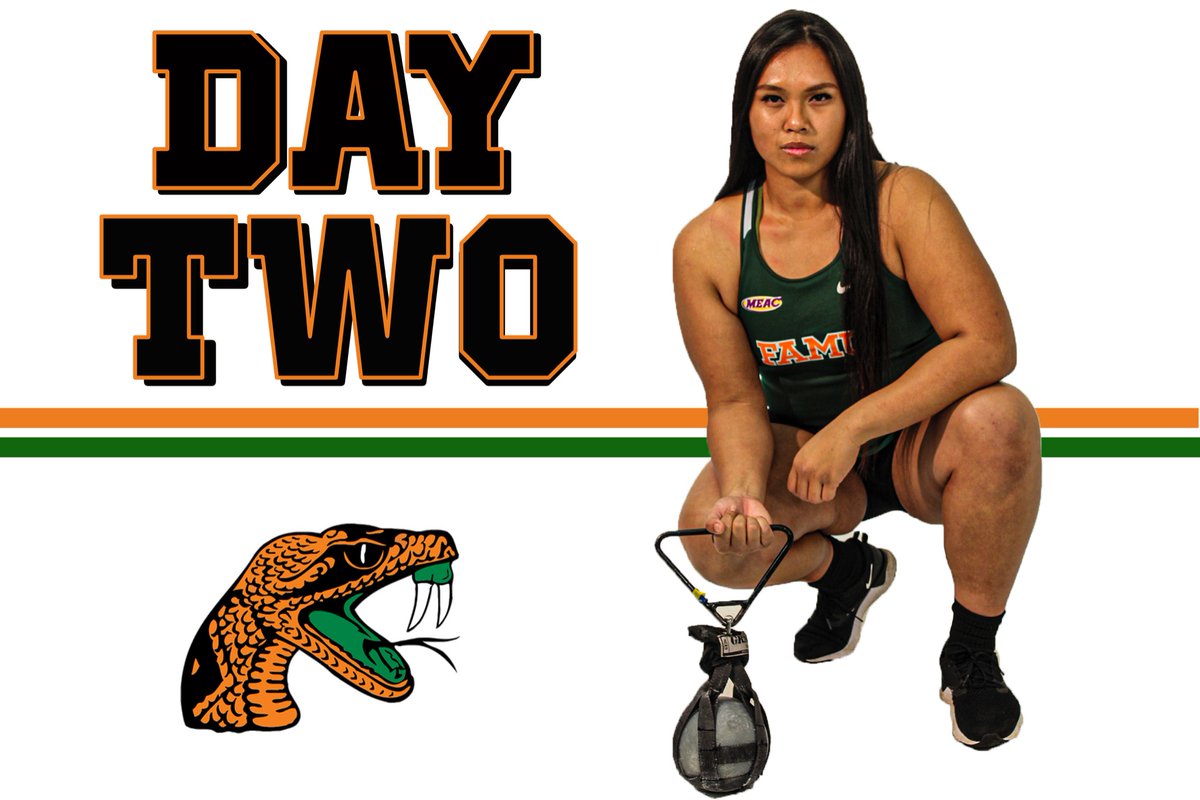 FAMU_Track's tweet photo. Entering Day Two of MEAC Championship! Support Our Lady Rattlers By Keeping Up With The Live Results At https://t.co/CuRhr7r8um First Event Starts At 12pm #FangsUp #FAMU #strikestrikestrikeagain #WeAreFAMU #FAMULY #buildingchampions #MEAC #TrackandField #RattlerNation #FAMUTF https://t.co/tuIa8zIvEG