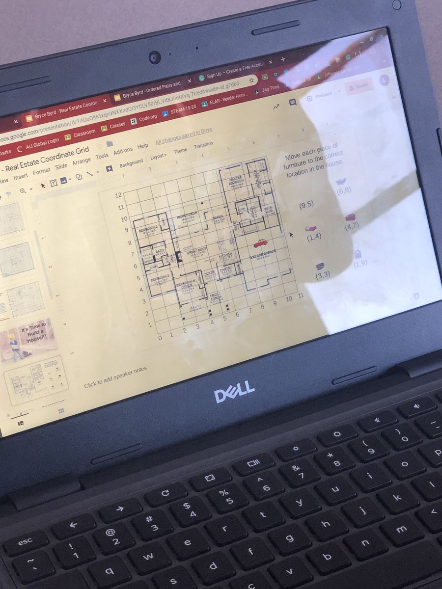 YandellsPlace's tweet photo. @khoward1831 is using floor plans in combo with coordinate grid planes. #buildmeahouse @jagsofjefferson @WFISDschools #DLDWFISD2020 https://t.co/GgLdUrRIDW