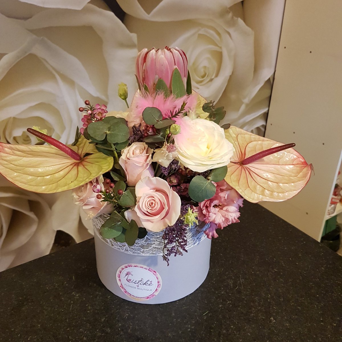 Another Hat box creation 🌸💟 #specialoccassions #Louthchat