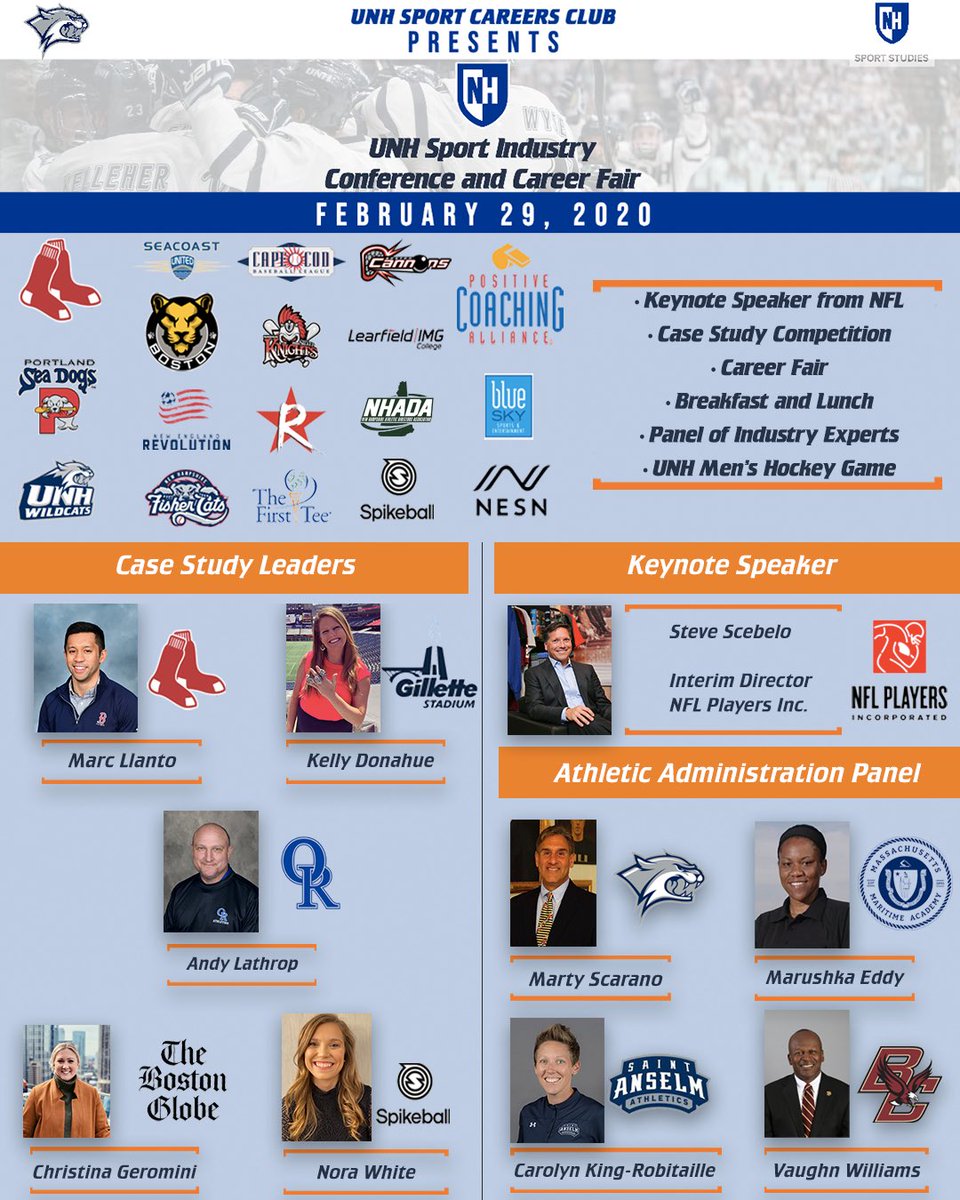 UNH Sport Industry Conference and Career Fair tweet media
