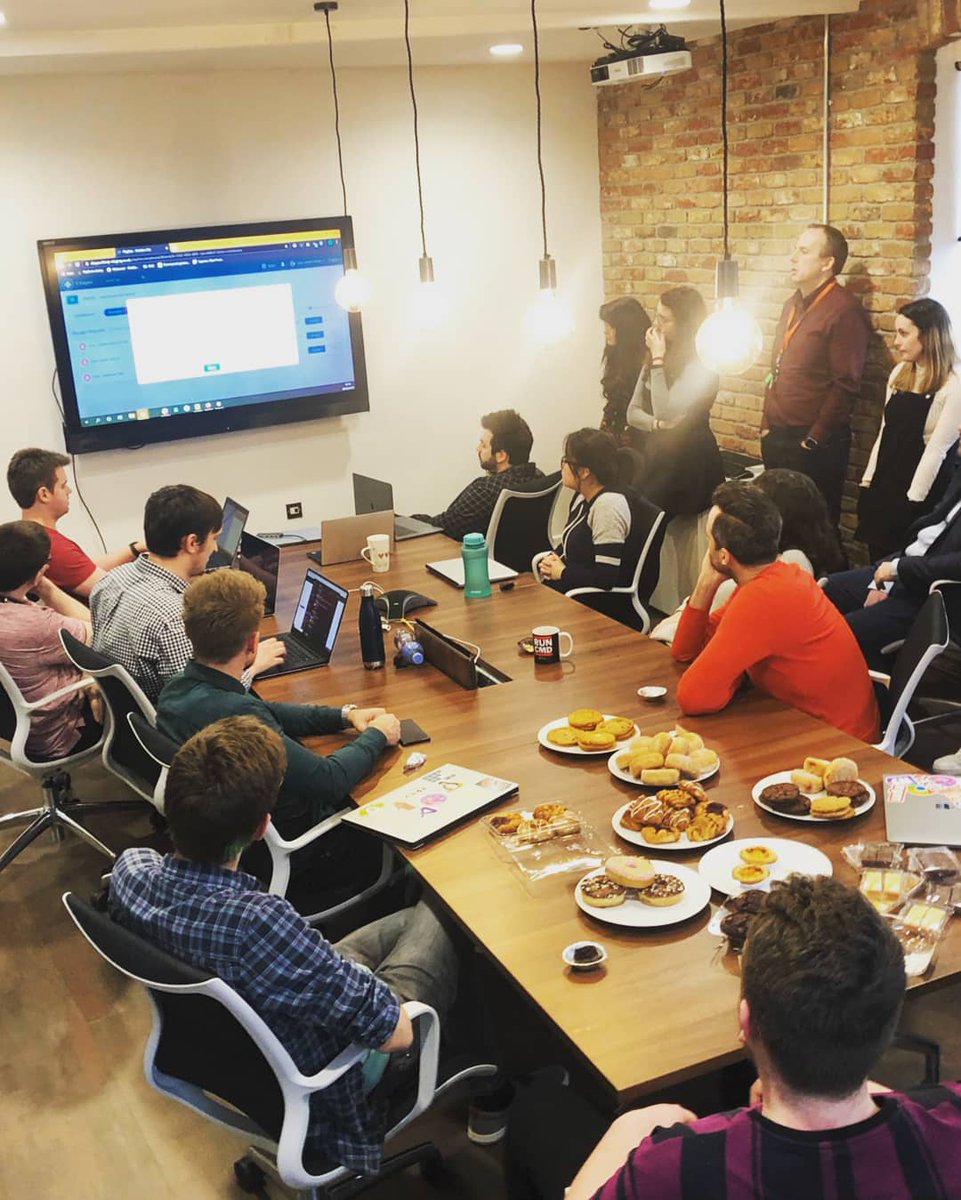 thinqilearning's tweet photo. Today was our end of release meeting, which showcased some exciting new developments in our platform which we can't wait to share with you! Watch this space...๐
And, of course, there was cake. These meetings simply cannot go ahead without it ๐ฐ
#EndOfRelease #Thinqi https://t.co/VSYyN2YfSS