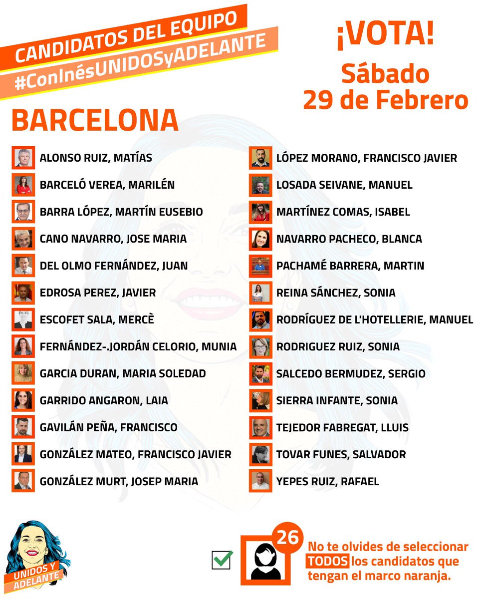 SoniaSierra02's tweet photo. 🍊Los afiliados tenemos la palabra: mañana vamos a votar a los compromisarios para la V Asamblea. Yo me presento con todos estos compañeros para defender el modelo de partido que defiende Inés Arrimadas #YoConInés #coninesunidosyadelante #inespresidenta https://t.co/2mPptsPUXy