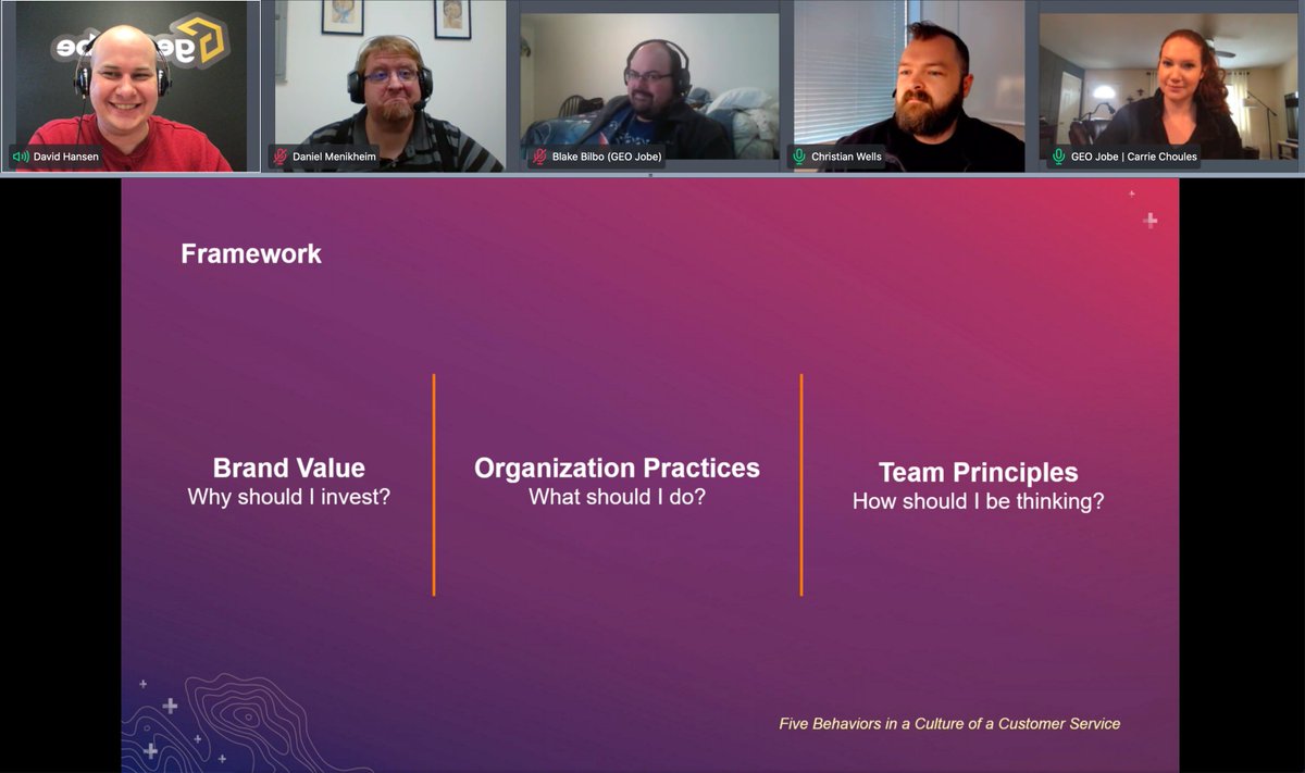 DHansen601's tweet photo. Planning meeting between @GEOjobeGIS staff and @Esri staff for our session at the #Esri Partner Conference.  See us  Monday, March 9th 9:30 AM Mesquite B to discuss how a culture of customer service can be a differentiator in your #brand. :) #GIS @EsriPartners #CustomerService https://t.co/HiUB8UKOOx
