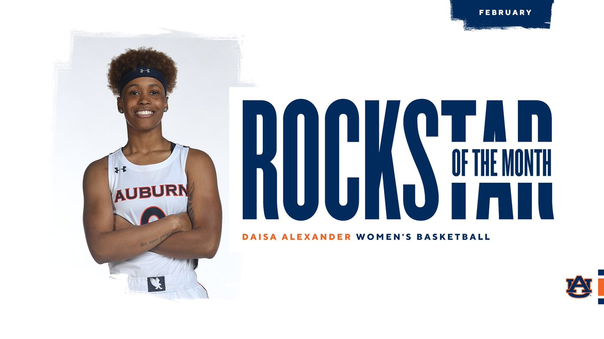 Your <a href="/AuburnWBB/">Auburn Women's Basketball</a> Co-Rockstars of the Month are Kiyae White and Daisa Alexander! Both girls are planning to graduate this Spring and look to dominate their last semester! #WarEagle