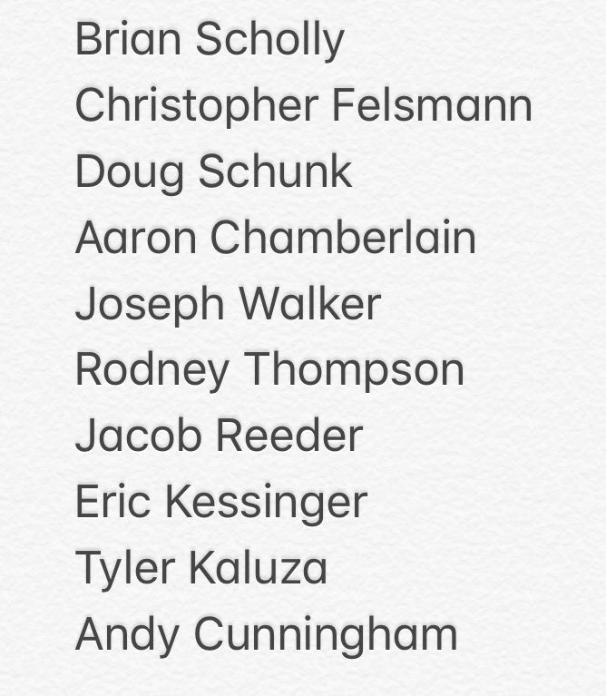 Leaked picture of the faculty lineup for tonight👀