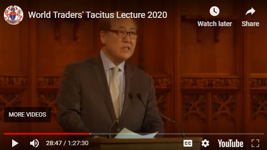 "Shipping is entering a new era, driven by changing social expectations and by new technologies. There will be more changes in shipping over the next 10 years than in the past 50", said IMO SG, Kitack Lim. Watch full Tacitus lecture here: bit.ly/39bz8pk