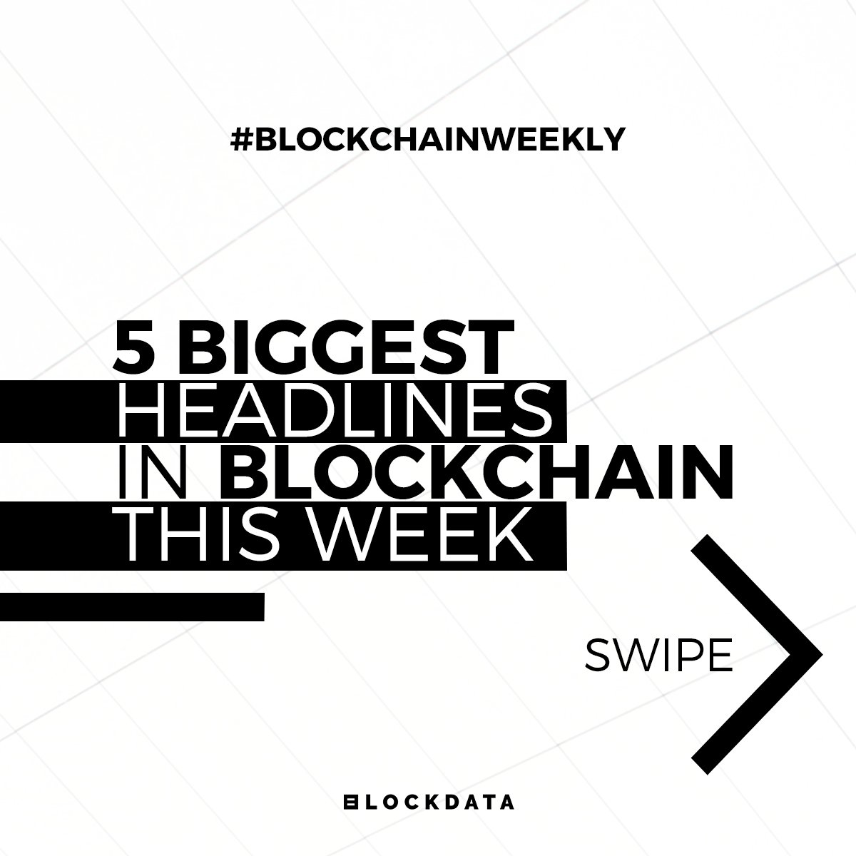 blockdata_tech's tweet photo. ⚡️BIGGEST HEADLINES IN BLOCKCHAIN THIS WEEK ⚡️
👇🏼Read them here👇🏼
https://t.co/oUUqPaP4yc
#blockchain #dlt #blockchainweekly https://t.co/redINrPKYT