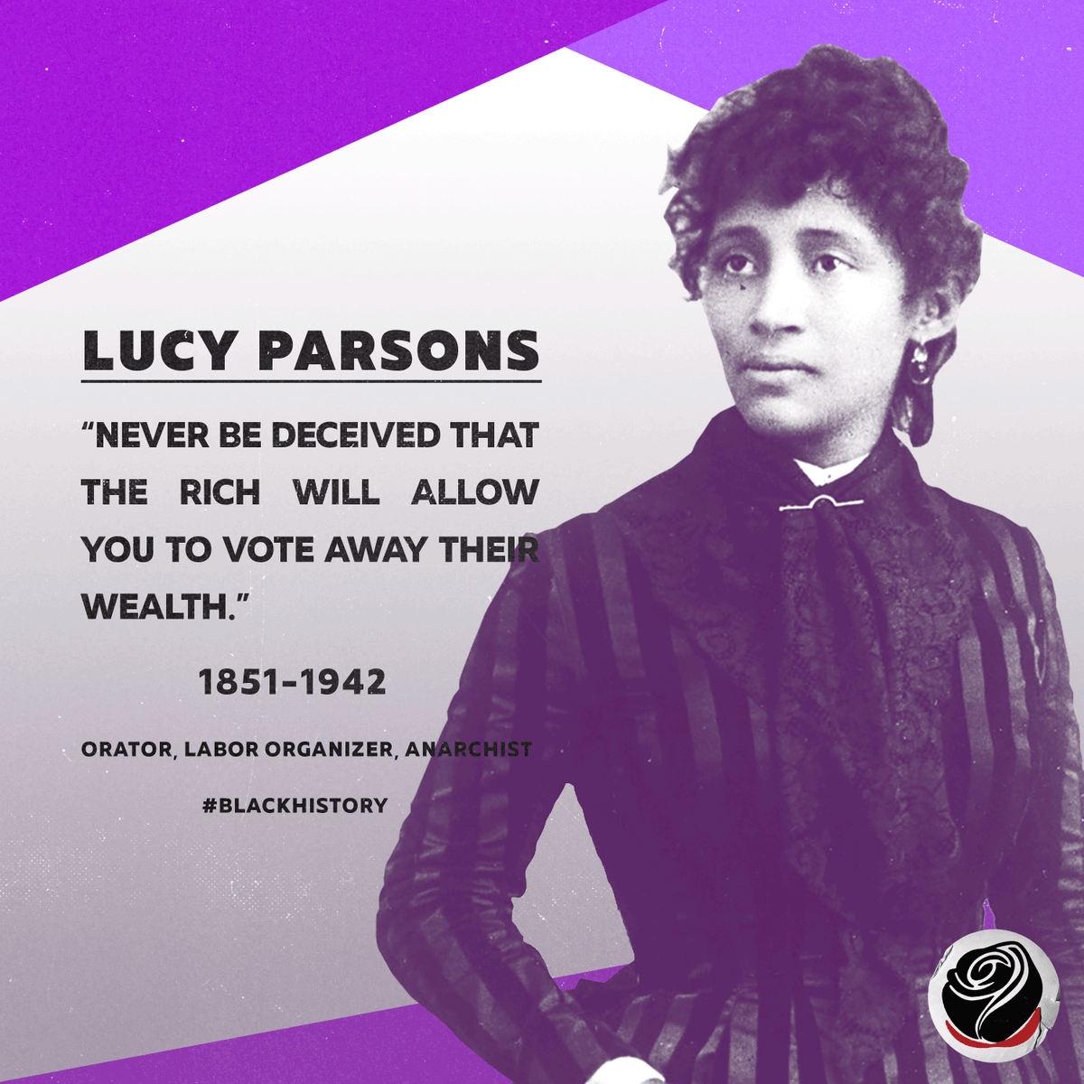 Celebrate the tradition of  #BlackAnarchism with Lucy Parsons, Lorenzo Kom'boa Ervin, Martin Sostre, and Kulwasi Balagoon - four important figures that are far too often overlooked.See below for more on each of these figures and links. (THREAD) #BlackHistoryMonth  