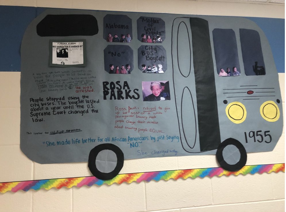 ✈️✈️Celebrated notable,  groundbreaking, influential African Americans for #BlackHistoryMonth  Drama students performed in a #LivingWaxMuseum for students and guests. All grade levels created interactive and creative hallway displays based on their learning!