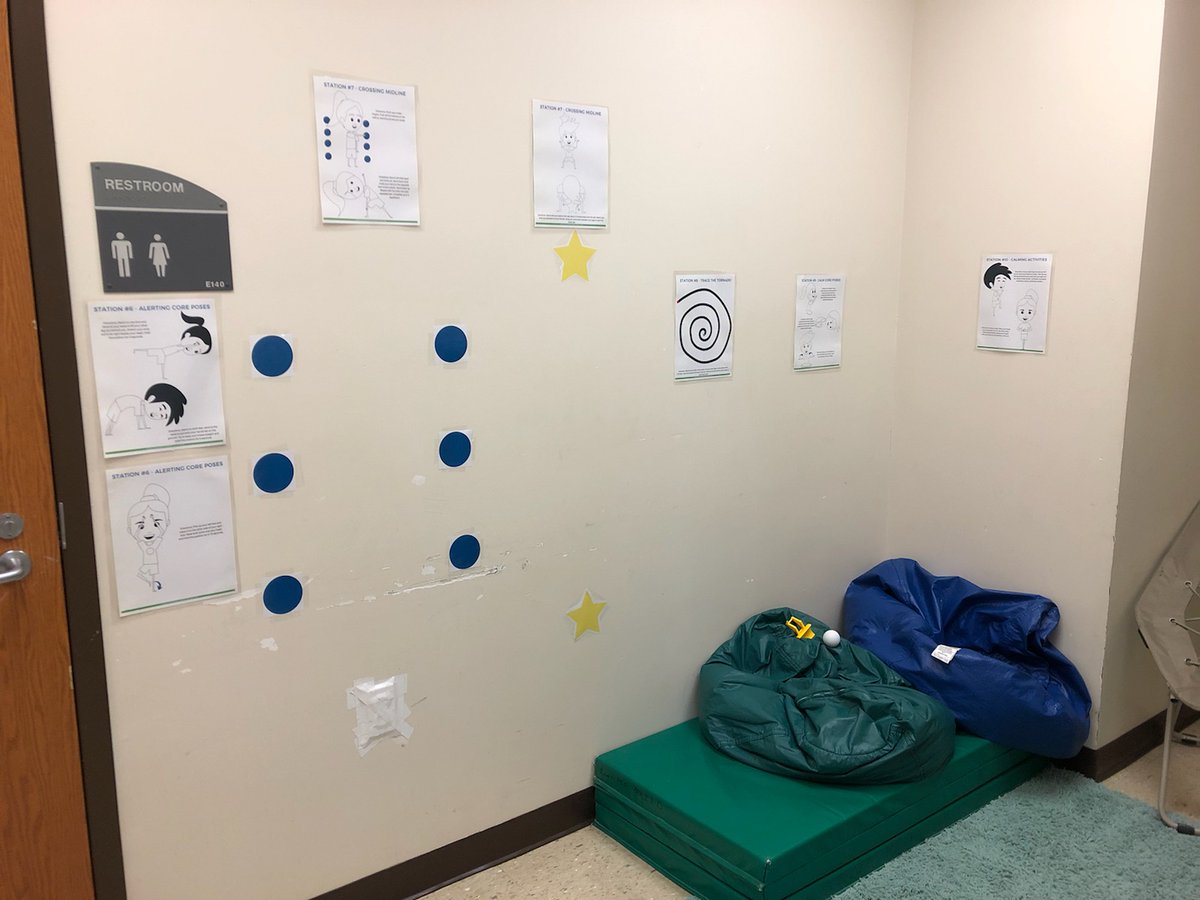 KristiGeno_OT's tweet photo. Got this Suuuuppper fun freebie from Growing Hands-On Kids. Sensory-Motor Walk is now live in Handy's MoCI peace room!  Teacher says it's a big hit! #heartisfull #baisdOT #baisdchampion https://t.co/bJlgGDNVYT