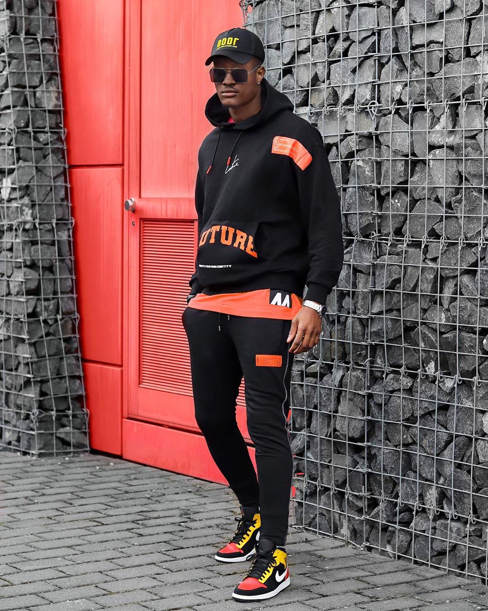 TheCouture_Club's tweet photo. Weekend chills with @sir_bucks ✨ Treat yourself this payday to the Varsity Graphic Oversized Hoodie. Tap to shop the look. #TheCoutureClub #JoinTheClub https://t.co/C47gXH2cO0