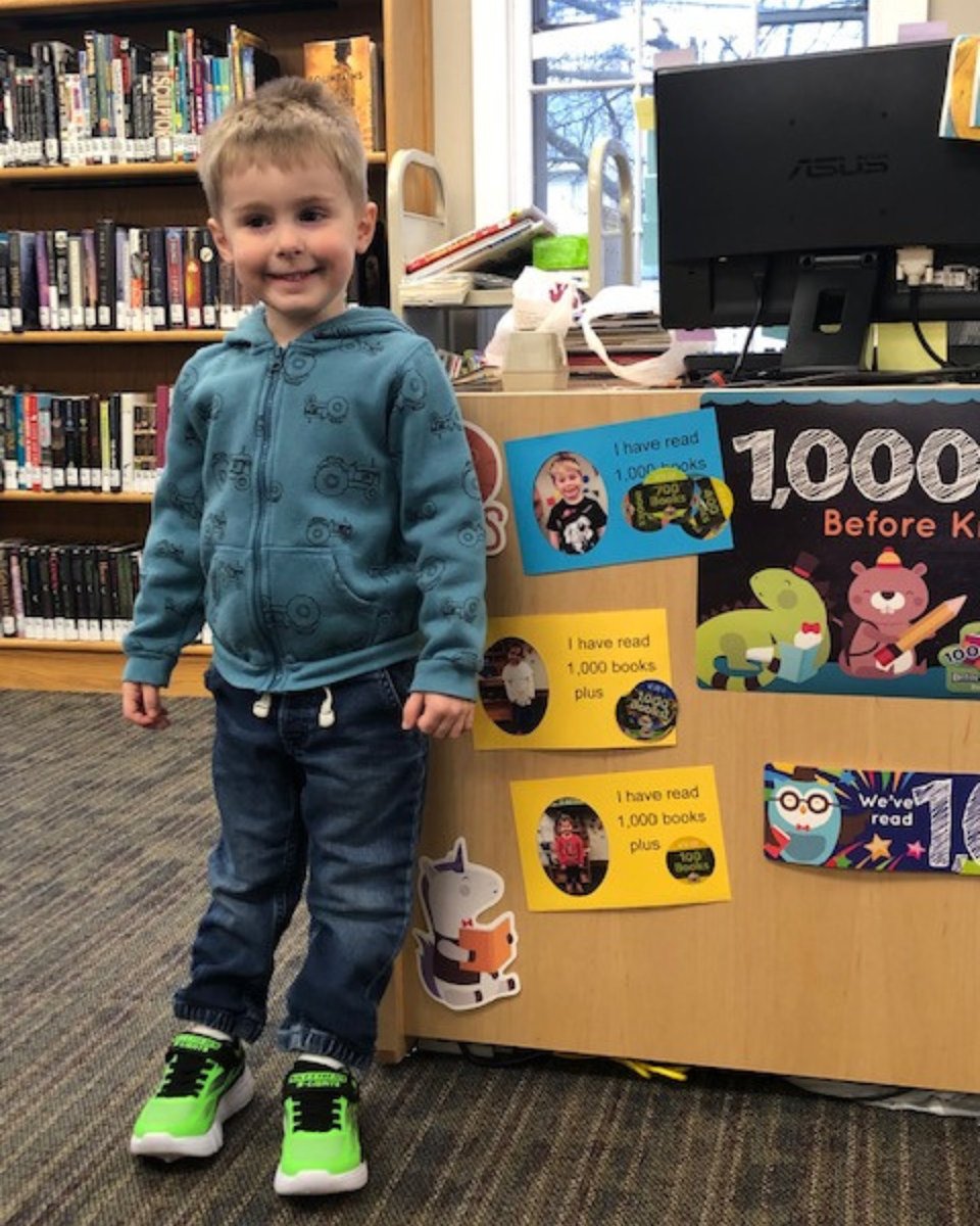 huroncolib's tweet photo. This little reader has already read over 1700 books!
#hccl #librariestransform #wakeman #huroncounty #ohlibraries #library #kids #kidsofinstagram #read #1000books #reading #ohlibrariestransform #librarylife https://t.co/T26Rn8BJh6
