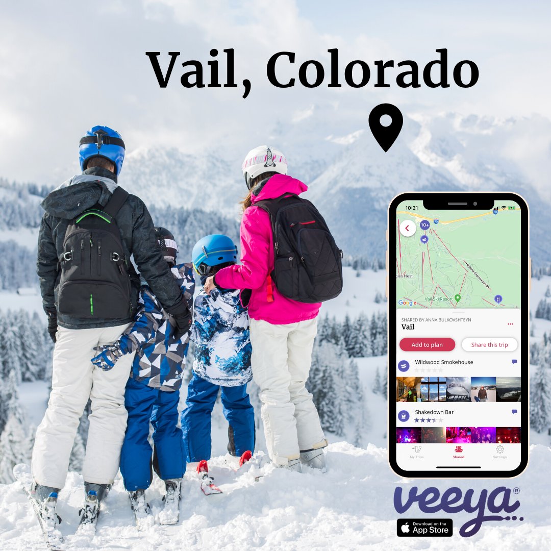 VeeyaMe's tweet photo. Food, Family &amp; Skiing on our trip to Vail, Colorado.  
Follow this trip link to see all of the great places in Vail: https://t.co/NaBoCM8KJi
#vail #Skiing #travel #vacation https://t.co/wV8b1LxX5z