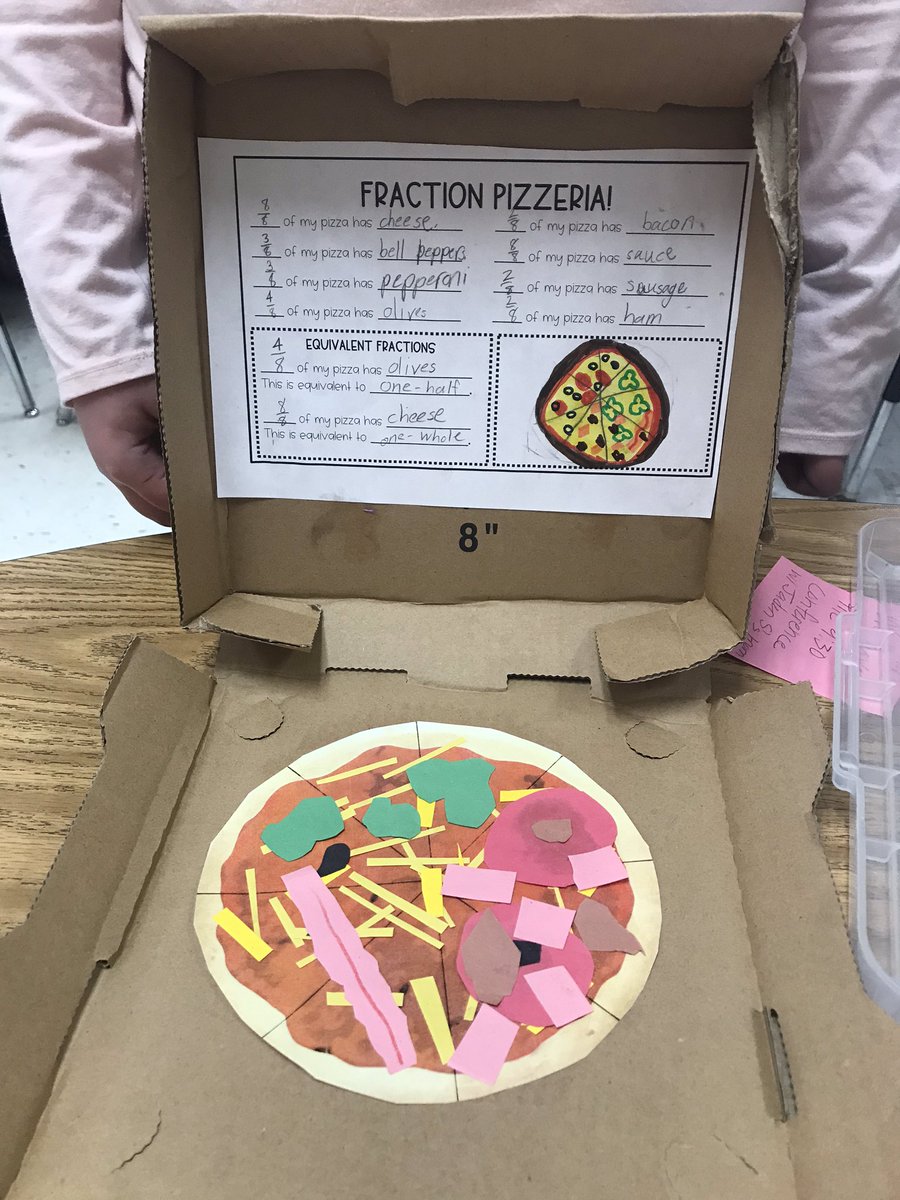 It’s Pizza Fraction Day @columbiaeschool