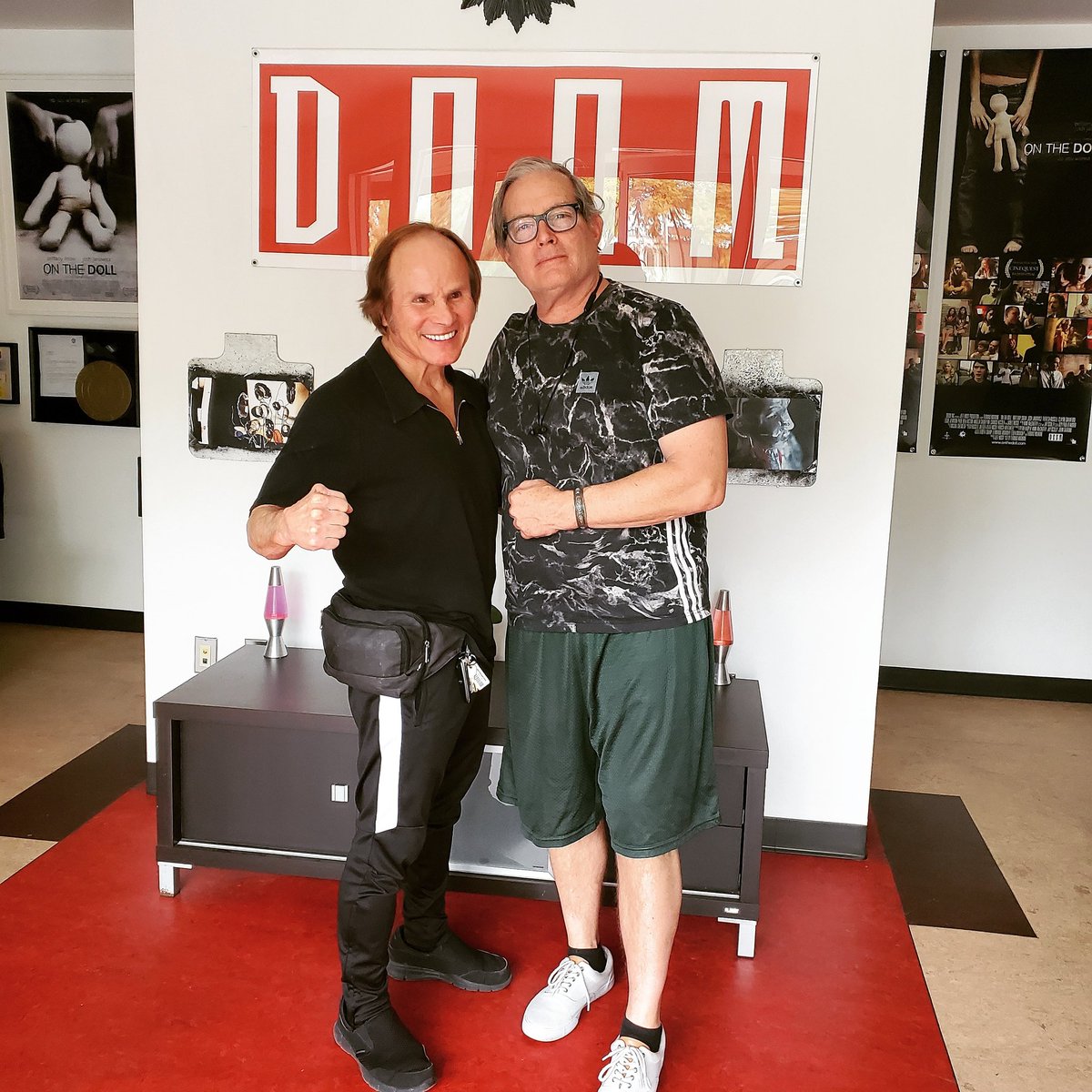 Stunt Coordinator extraordinaire Benny Urquidez stopped by DOOM. His philosophical approach to fight choreography as a function of each character's attributes is second to none His work with John Cusack in Gross Pointe Blank is legendary @vdrfilm #grosspointeblank #VanessaDelRio