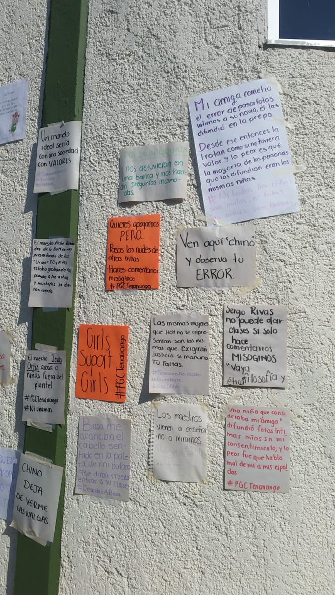 ComunidadFcpys's tweet photo. DENUCIA1 #ParoUAEMéx #ParoEnFCPyS #EsParoEstudiantilNoAdministrativo #SíAlParo
Nosotros como alumnas del Plantel "Dr Pablo Gonzalez Casanova" Tenancingo no habíamos tenido la oportunidad de realizar denuncias, solo se dieron reportes en dirección pero nadie hizo nada(continua...) https://t.co/VPm99xphCI