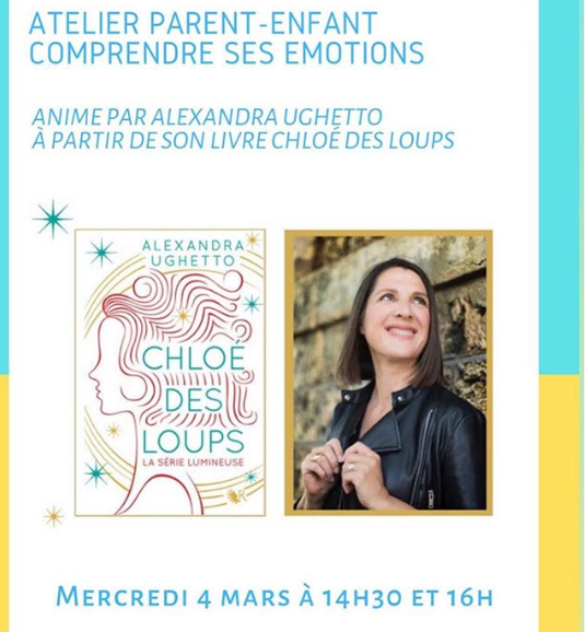 🥳 J-5 ! 🥳
RDV avec <a href="/alexandra/">heart queen</a>.ughetto le 4 mars à #Lille pour deux ateliers de développement personnel parents-ados, à la Librairie Le Bateau Livre !
🌟 À partir de 11 ans, gratuit sur résa au 03.20.78.16.30 ou à lebateaulivrelille@gmail.com.
Vous venez ?
#chloedesloups