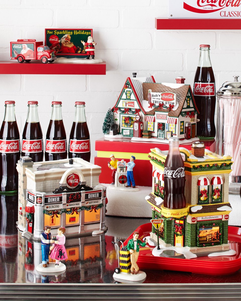 Slusher_S's tweet photo. @JennLStevens I think it's a fad for the most part, but when I first read this topic I thought of those old Coca-Cola collectible things. They had like, Lemax village buildings as well as other furniture. So people have been buying into the idea for a long time #ICMKTG #UToledoMarketing https://t.co/H890Dl8Dlc